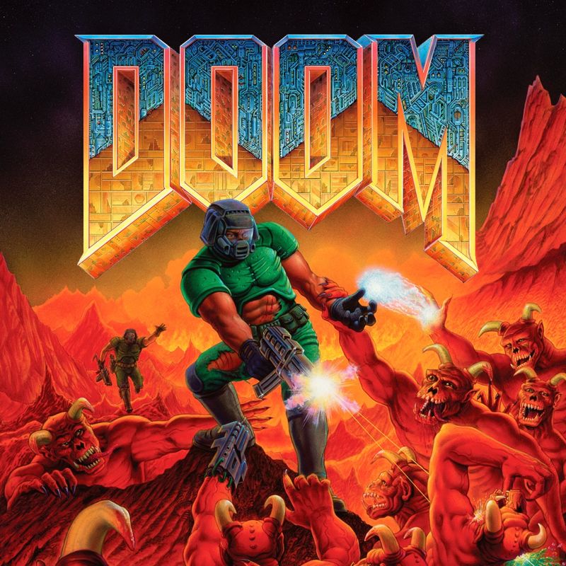 Doom box art for Playstation 4